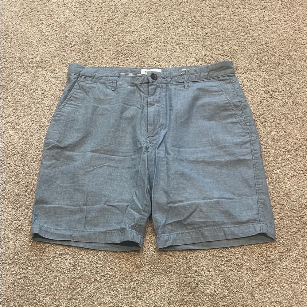 Men's Light Blue Casual Shorts